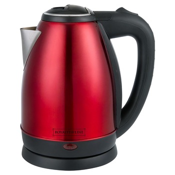Fierbator electric, Royalty Line, RL-SSK1.7L Red, Inox, Rosu, 1.7 litri, 1500W Fierbator electric, Royalty Line, RL-SSK1.7L Red, Inox, Rosu, 1.7 litri, 1500W