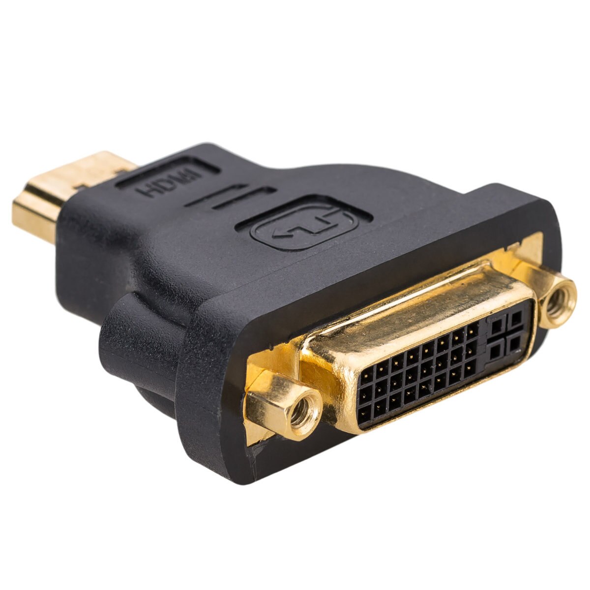 Adaptor Akyga 13010, cu conector HDMI tata la DVI 24+5 mama, transfer bidirectional, conectori auriti, ABS, negru
