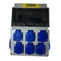 tablou electric echipat cu 8 prize monofazice schuko 16a panou organizare de santier fara sigurante ip44 imagen 13_0_
0