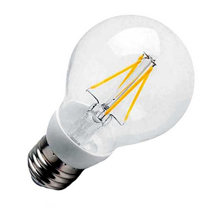 Bec LED, Showmine, E27, 3.6W, Filament, Alb, Cald