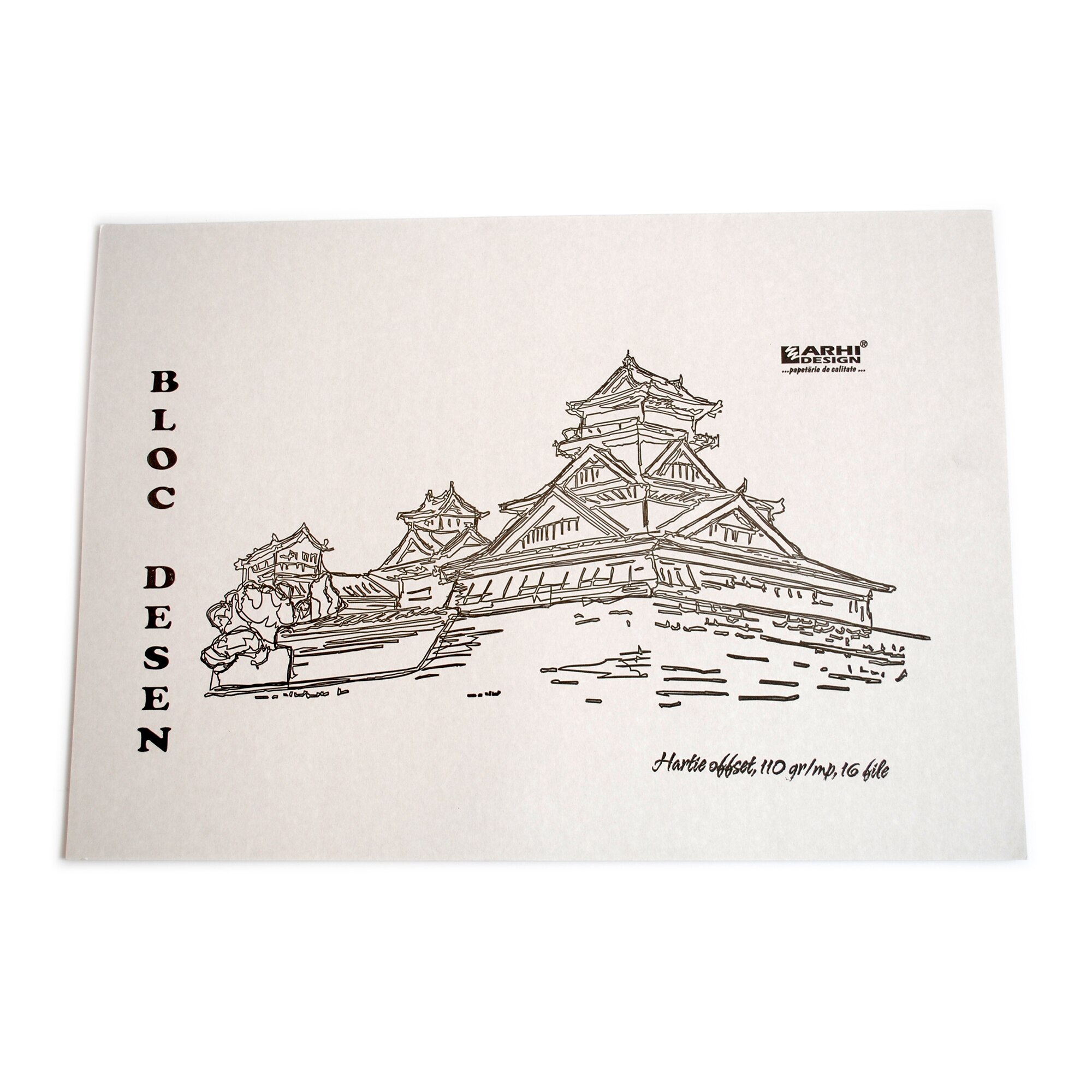 Bloc desen Arhi Design, A3, 16 file