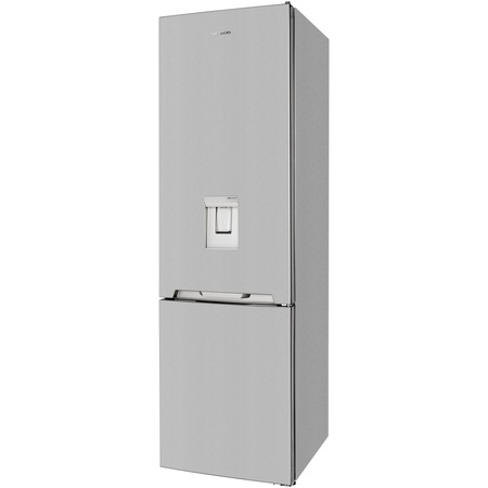 Combina frigorifica Daewoo RN-307RDQM, 367 l, Clasa E, No Frost, Dispenser apa, H 201 cm, Inox