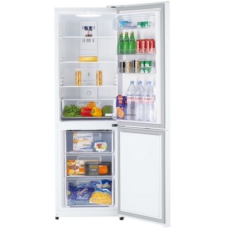 Combina frigorifica Daewoo RN-308NW 305 l, Clasa A+, No Frost, H 187 cm, White