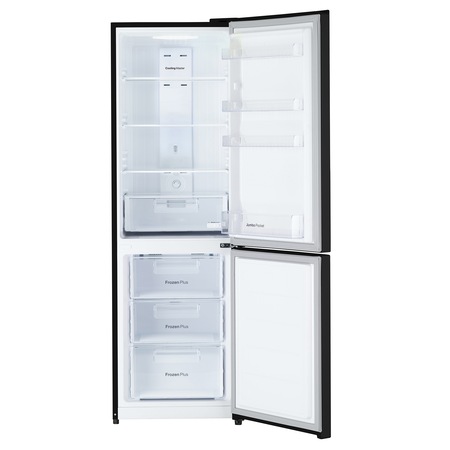 Combina frigorifica Daewoo RN-308NB, 305 l, Clasa A+, No Frost, H 187, Negru