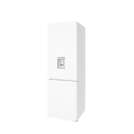 Combina frigorifica Daewoo RN-308RDQW, 331 l, Clasa E, No Frost, Dispenser apa, H 187 cm, Alb