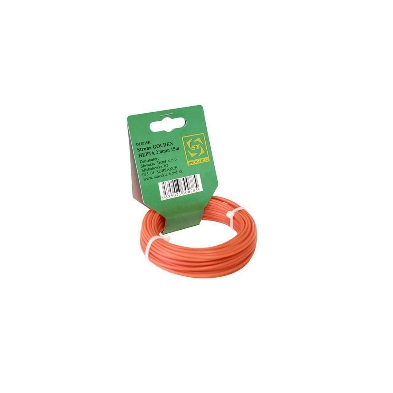 Fir nylon rotund pentru trimmere si motocoase, Strend Pro Golden Economy, 1.3 mm, 15 m