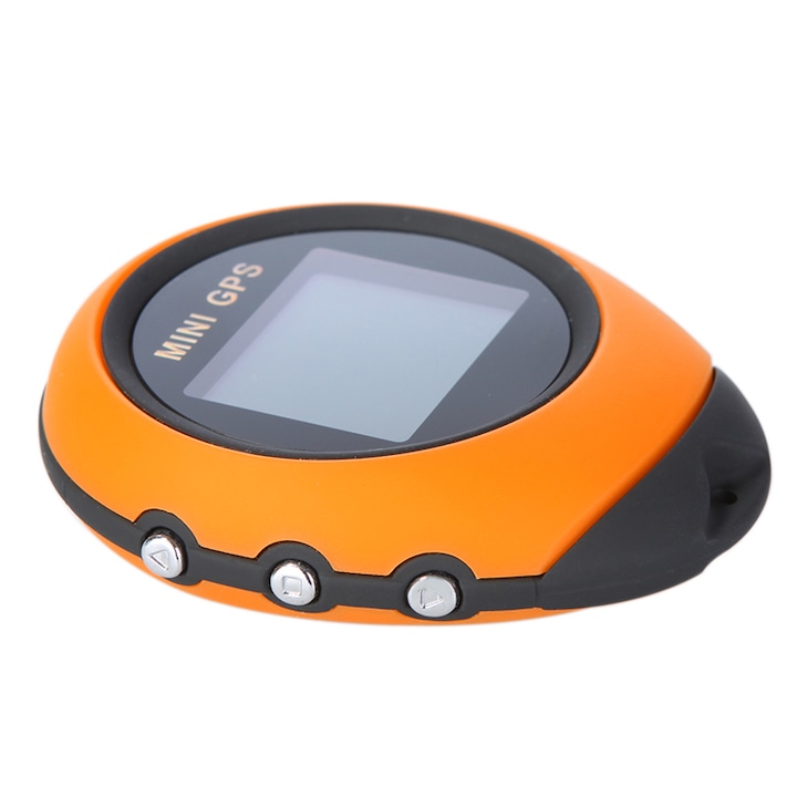 Mini GPS Tomshoo, PG03 modell, sárga
