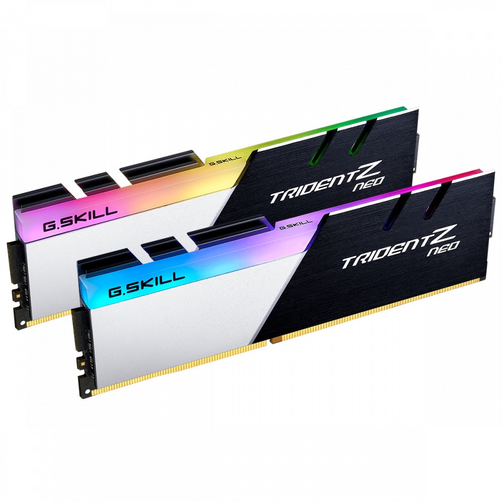 メモリー Gskill tridentz rgb 32gb 3200mhz (8x4) G.Skill Trident Z RGB 32GB DDR4 RAM cu 4 module (4x8GB) și Viteză