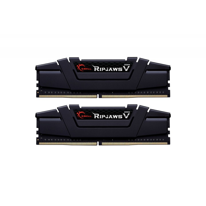 Memorie G.SKILL Ripjaws V Black 16GB(2x8GB) DDR4 PC4-32000 4000MHz CL16 F4-4000C16D-16GVKA