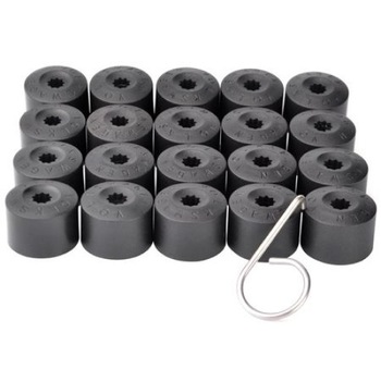 Set 20 dopuri/capacele prezoane 17mm pentru roti Volkswagen + cheie metalica Set 20 dopuri/capacele prezoane 17mm pentru roti Volkswagen + cheie metalica
