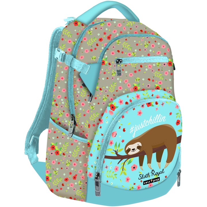 Ученическа раница LizzyCard Sloth Актив +