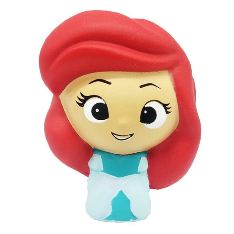 Jucarie Squishy model fetita multicolora