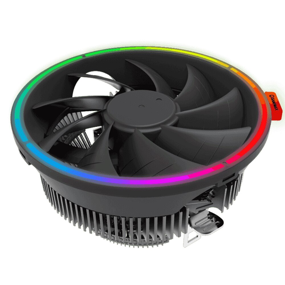 Cooler Procesor Gamemax Gamma 200 Rainbow, Compatibil Intel/AMD, iluminare