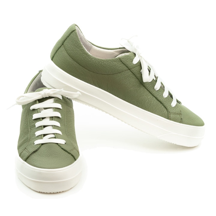 tiger courtyard atmosphere Tenisi dama, Piele naturala, Cameleon Leather Shoes, Tenis, Verde Army, 37  EU - eMAG.ro