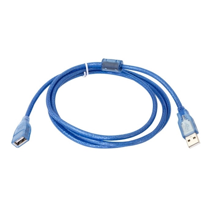 Cablu USB A Tata-Mama Albastru, Versiune 2.0, 1.5 M Lungime