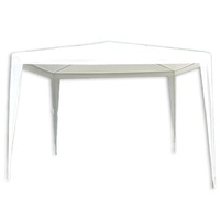 Pavilion pentru gradina, petreceri si camping, Alb, 3x3m