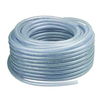Furtun silicon cu insertie metalica, 3/4, 100 m, Transparent Furtun silicon cu insertie metalica, 3/4, 100 m, Transparent