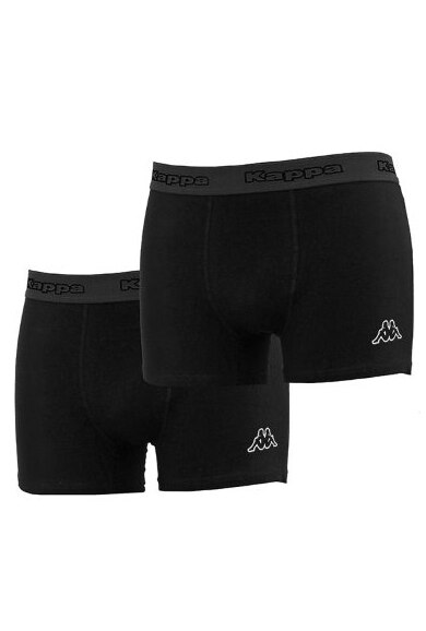 Kappa set de 2 boxeri, Gri/Bleumarin-XXL, Negru