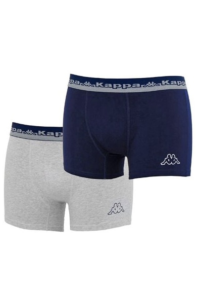 Kappa set de 2 boxeri, Gri/Bleumarin-XXL, Gri/Bleumarin