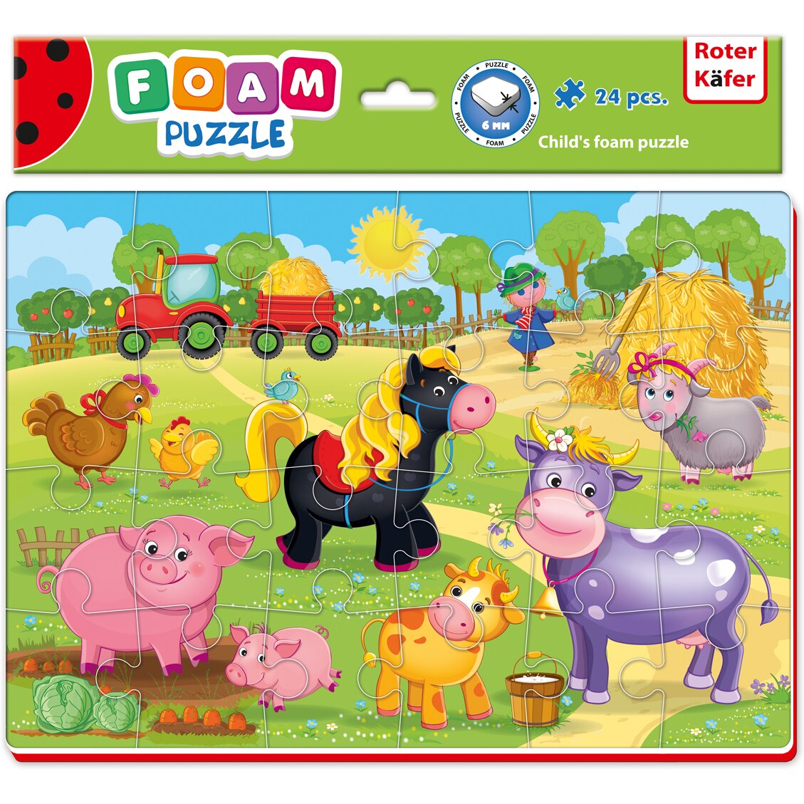 Puzzle Ferma 24 piese, Roter Kafer