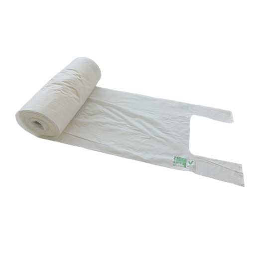 Rola pungi biodegradabile 100% BIO, 2kg, 22 x 50 cm, Set 250 buc/rola