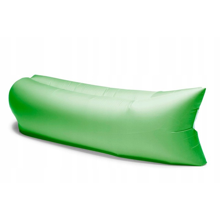 Надуваема чанта за фотьойл, зелена 260х70см