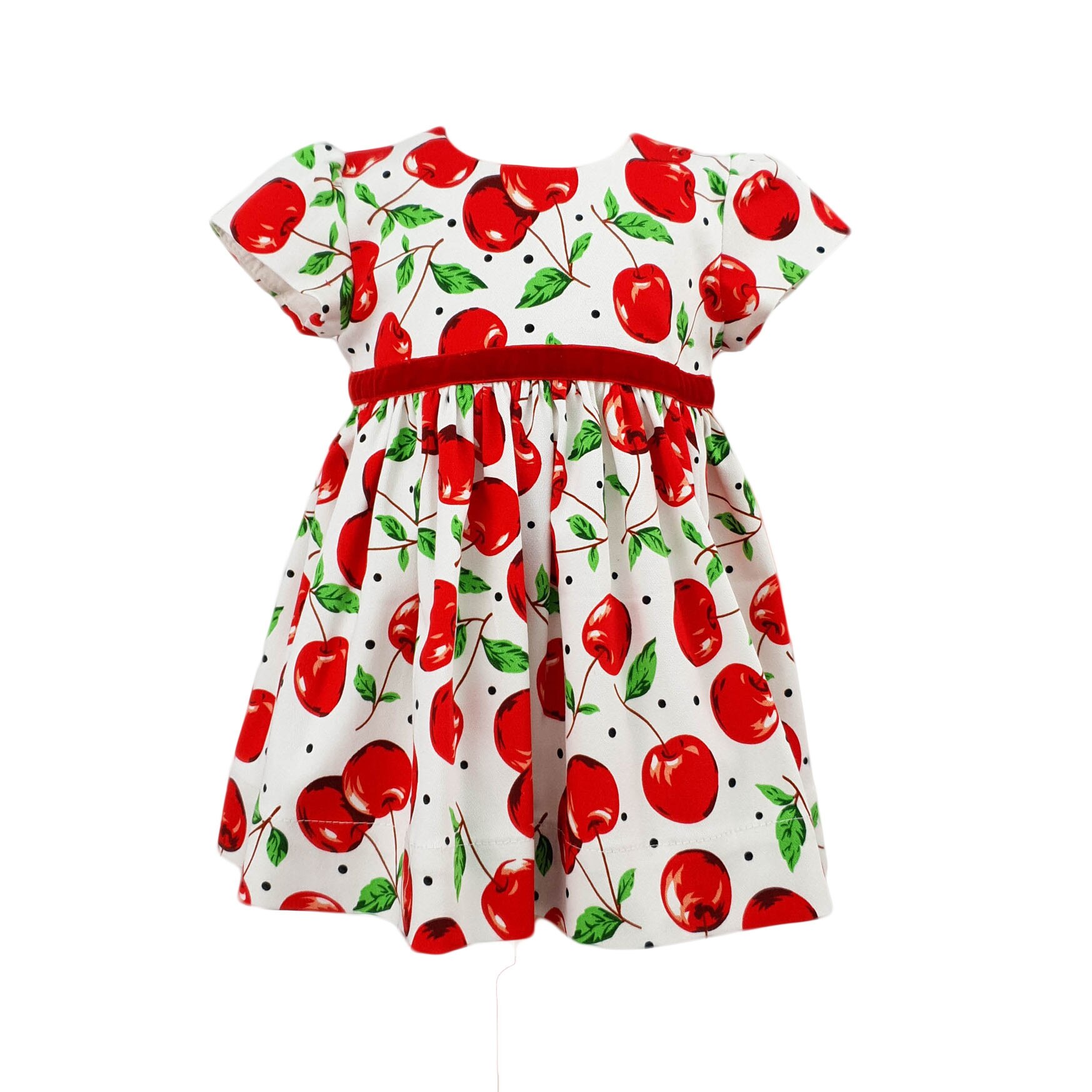 Rochie botez, model Areta, multicolora, varsta 12 luni