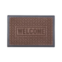 Pres mocheta, 60x40 cm, Welcome(1), maro