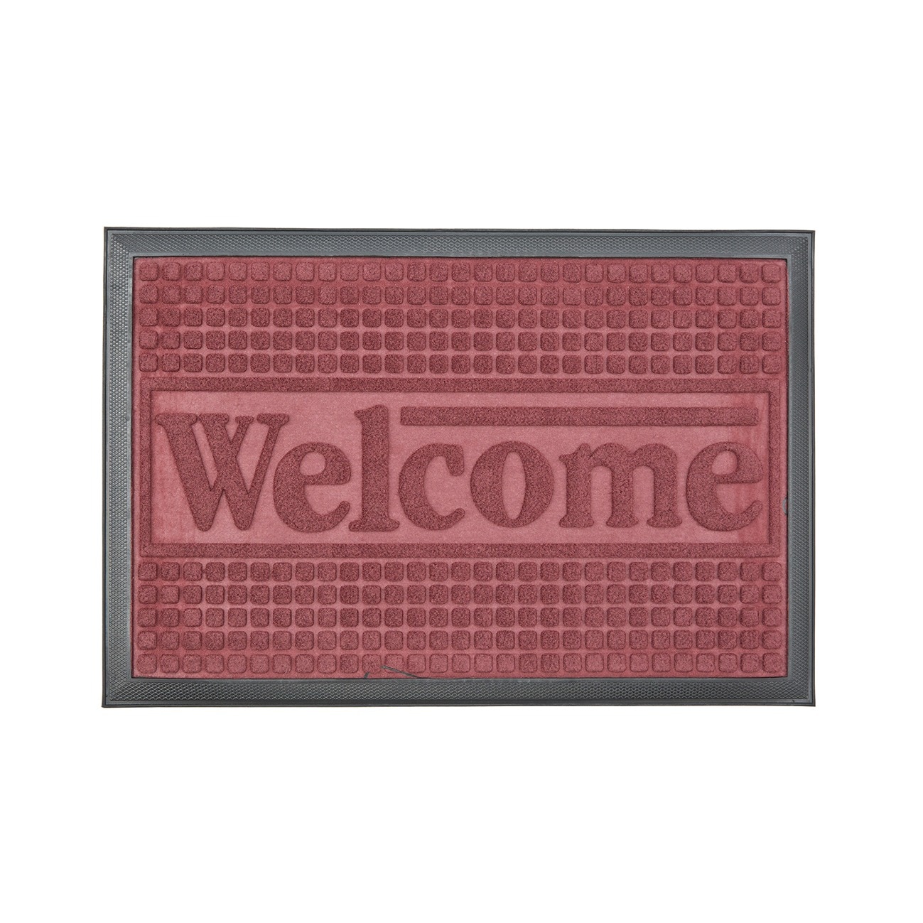 Pres mocheta, 60x40 cm, Welcome(2), visiniu