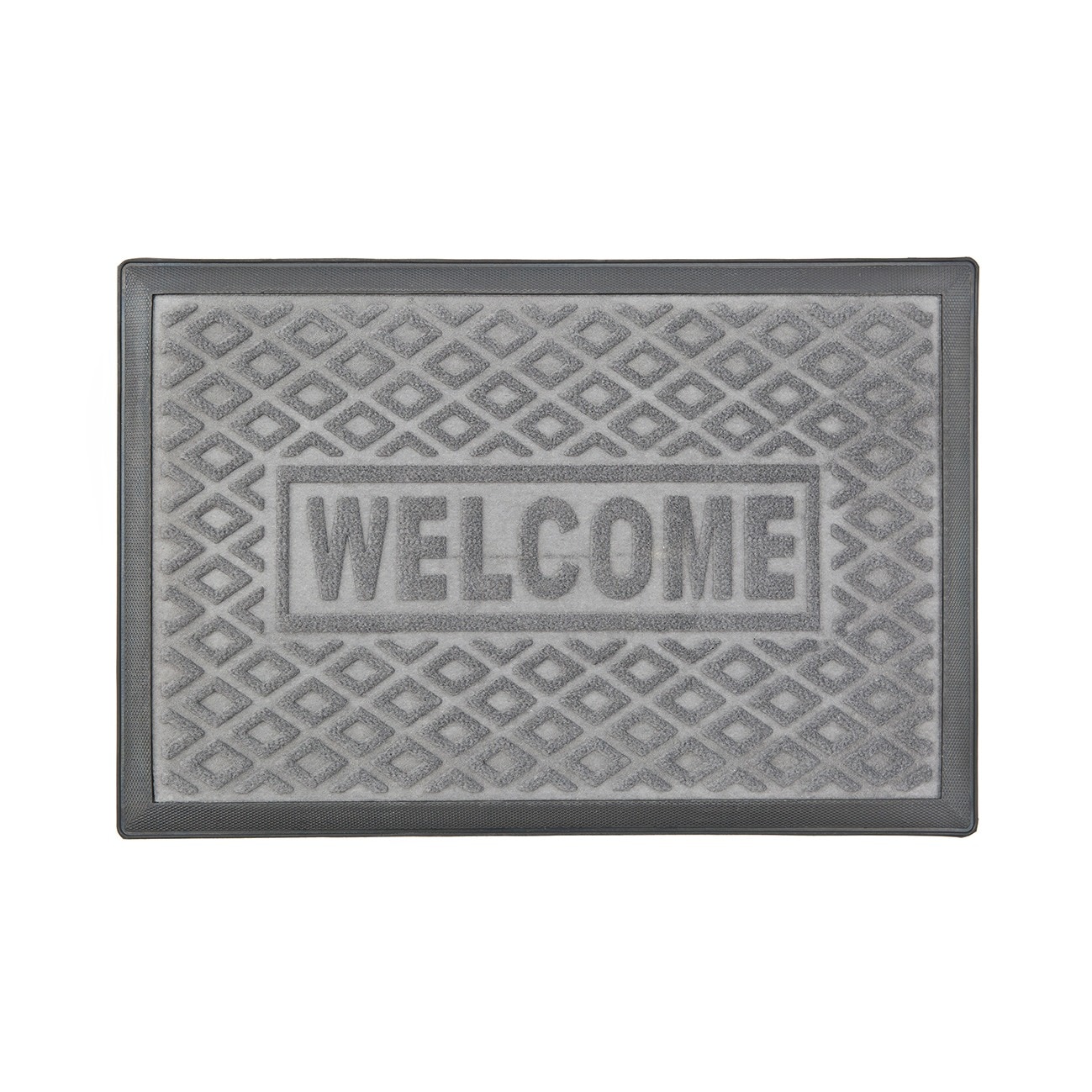 Pres mocheta, 60x40 cm, Welcome(1), gri