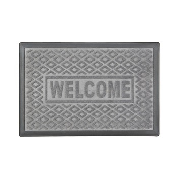 Pres mocheta, 60x40 cm, Welcome(1), gri Pres mocheta, 60x40 cm, Welcome(1), gri