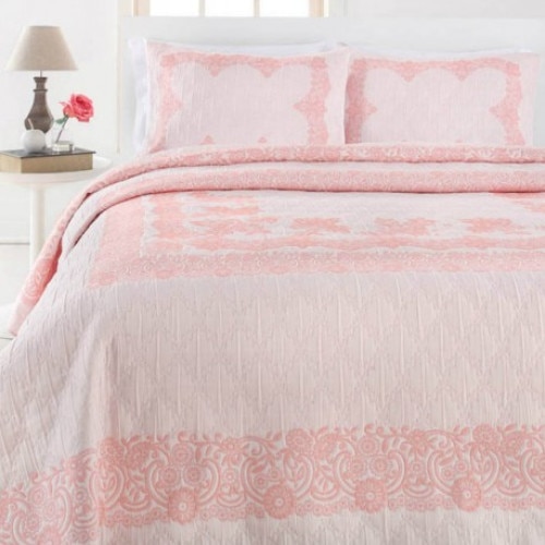 Cuvertura de pat, Sweetness roz, 240x260