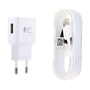 Incarcator Samsung rapid fast-charge 9V-1.67A sau 5V-2A pentru S8 S8 Plus S9 S9 + cablu 1M Type C USB C Alb Incarcator Samsung rapid fast-charge 9V-1.67A sau 5V-2A pentru S8 S8 Plus S9 S9 + cablu 1M Type C USB C Alb