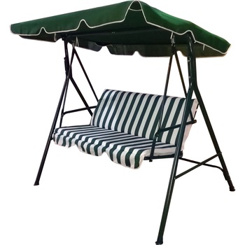 Leagan/balansoar pentru gradina/terasa Garden star, 170x110x153 cm, verde/alb Leagan/balansoar pentru gradina/terasa Garden star, 170x110x153 cm, verde/alb