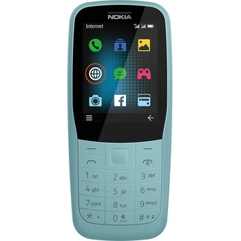 Telefon mobil Nokia 220, Dual SIM, 4G, Blue Telefon mobil Nokia 220, Dual SIM, 4G, Blue