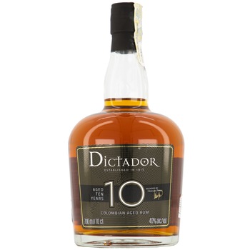 Rom Dictator 10YO, 40%, 0.7l Rom Dictator 10YO, 40%, 0.7l