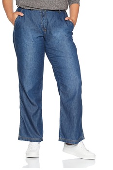 Pantaloni, Ulla Popken, Albastru denim, 48 Pantaloni, Ulla Popken, Albastru denim, 48