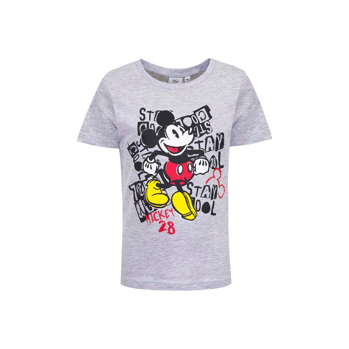 Tricou baieti, Mickey Mouse, Stay Cool, gri