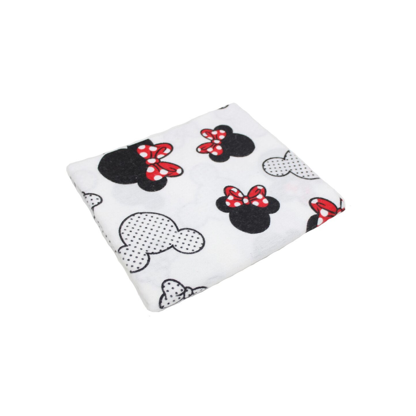 Scutec bumbac, Minnie si Mickey, 70x80cm