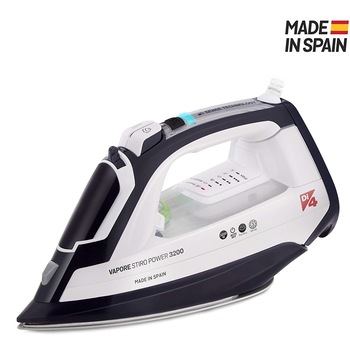 Fier de calcat Daga DI4 Vapore Stiro Power 3200, 3200 W, Temperatura SmartCare, jet aburi 220g/min, talpa dubla Diamond 4D PROslide anodizata, Senzor tactil, FABRICAT IN SPANIA Fier de calcat Daga DI4 Vapore Stiro Power 3200, 3200 W, Temperatura SmartCare, jet aburi 220g/min, talpa dubla Diamond 4D PROslide anodizata, Senzor tactil, FABRICAT IN SPANIA