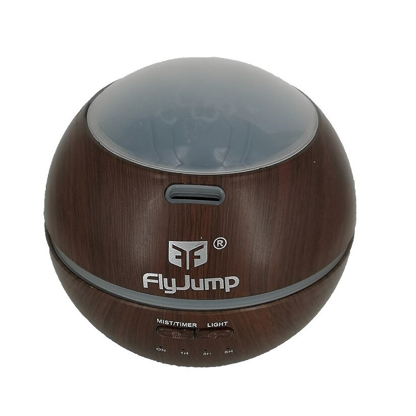 Umidificator Shadow, Aromaterapie cu ultrasunete, 200 ml, Culoare lemn stejar inchis