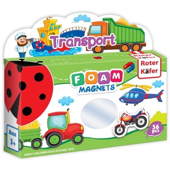 Joc educativ Lumea in Magneti - Mijloace de Transport, Roter Kafer
