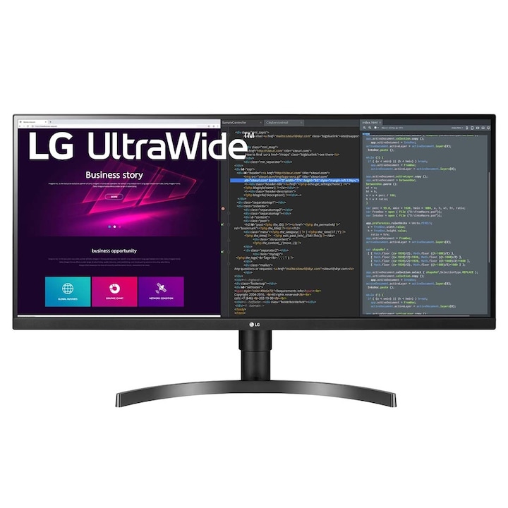 LG UltraWide 34WN750 LED monitor, IPS, 34, QHD (3440 x 1440), FreeSync, HDMI