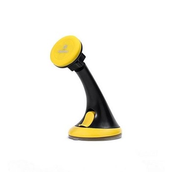 Suport Auto Magnetic cu Brat - Remax RM-C09 Negru/Galben Suport Auto Magnetic cu Brat - Remax RM-C09 Negru/Galben