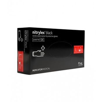 Manusi nitril unica folosinta nepudrate Nitrylex Black, negre, marimea L Manusi nitril unica folosinta nepudrate Nitrylex Black, negre, marimea L