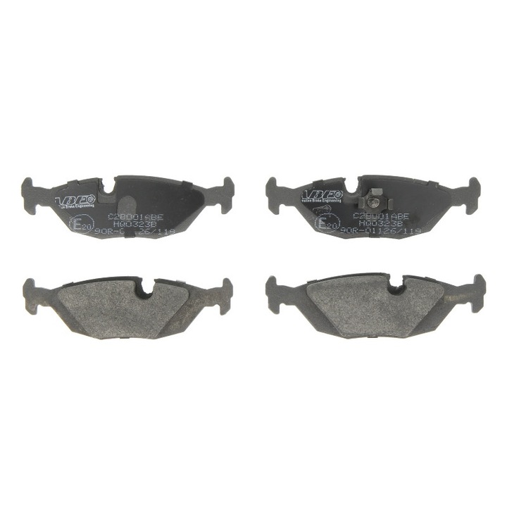 4db hátsó fékbetét készlet, illik: BMW 3 (E30), 3 (E36), 5 (E28), 6 (E24), 7 (E23), 7 (E32), 7 (E65, E66, E67), X3 (E83), Z1 1,6-4,0 04,76-08,10