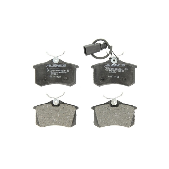 Fékbetétek AUDI A4 Avant 8D5 B5 ABE C2W012ABE