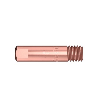 Duza curent cupru M6, L=25mm pentru sarma 1,0mm Parweld Duza curent cupru M6, L=25mm pentru sarma 1,0mm Parweld