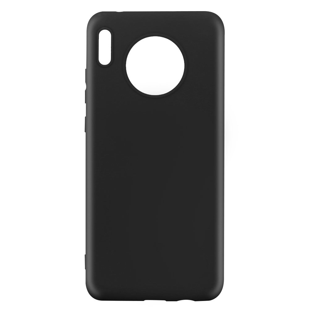 Husa Silicon Just Must Candy pentru Huawei Mate 30, Negru