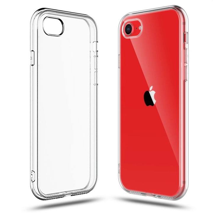 Apple iPhone 7/iPhone 8/SE 2020/SE 2022 szilikon hátlap - Clear Case Box - átlátszó